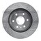 Dynamic Friction Co Brake Rotor Drilled And Slotted Silver, 631-48054L 631-48054L - alternate 1